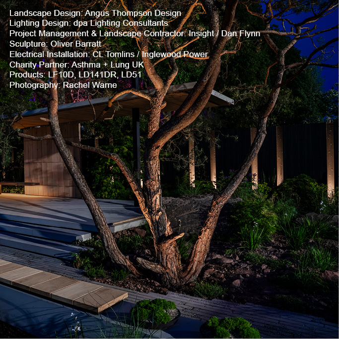Asthma + Lung UK Breathing Space Garden   RHS Chelsea Flower Show 2026  Lightgraphix Creative Lighting Solutions